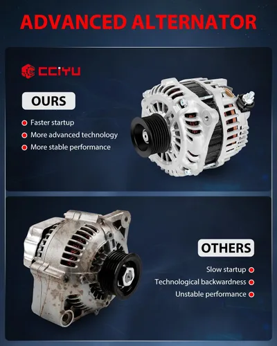 Vista 3 de cciyu Nuevo alternador 11341 11557 apto para 2007-2010 para Nissan para Altima, 2009-2010 para Nissan para Maxima, 2009-2014 para Nissan