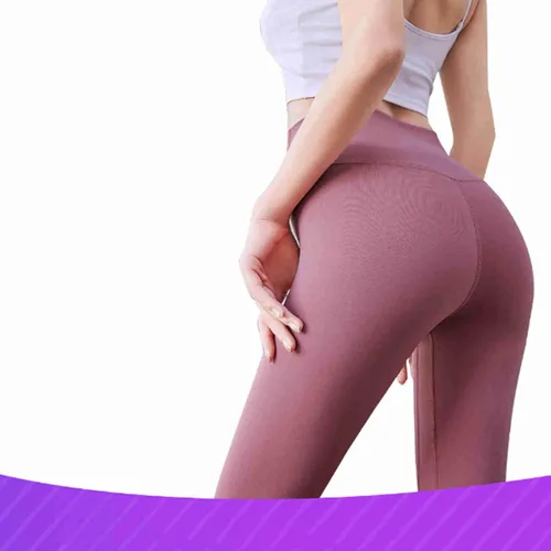 Vista 4 de ZHAOXIAN Pantalones de yoga de cintura alta con bolsillos, control de abdomen, pantalones de entrenamiento para mujer, leggings de yoga elásticos