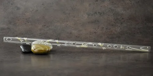 Vista 4 de Hall Crystal Flute 11702 - Flauta de cristal en línea en G - Carolina