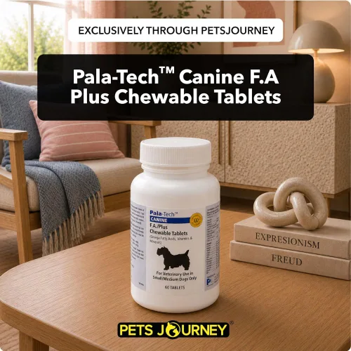Vista 2 de Pala-Tech FA Plus - Pestañas masticables para perros pequeños, ayuda a aliviar la piel, el pelaje y las alergias, vitaminas y suplementos