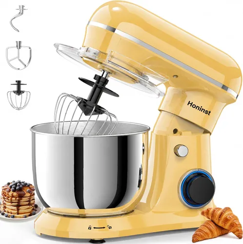 Vista 21 de Honinst Batidora eléctrica de pie 4QT, mezclador de cocina compacto de Verde