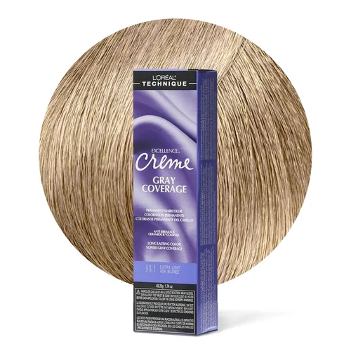 Vista 17 de L'Oréal Technique Excellence Crème Permanent Hair Color Long-Lasting Hair Dye Rich Formula with No-Drip Application Superb Gray Coverage For