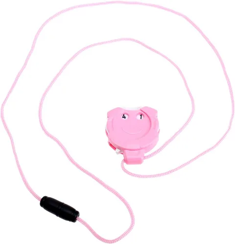 Vista 4 de dophee Mini contadores de hileras de tejer de plástico rosa Herramienta de marcado de aguja de tejer contador de hileras de ganchillo