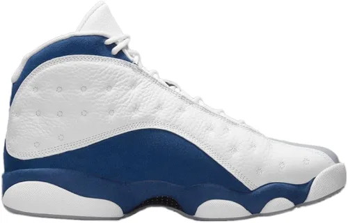 Vista 2 de Jordan 13 Retro French Blue WhiteFire Red-French Blue para hombre (414571 164), BlancoRojo Fuego-Azul Francés