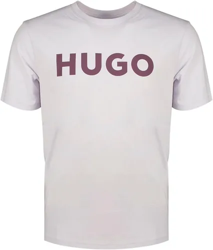 Vista 9 de Hugo Men's Print Logo Short Sleeve T-Shirt Blanco