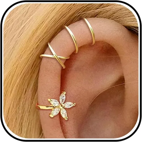 Vista 12 de Ear Cuffs Non Piercing Ear Cuff Earrings for Teen Girl Gifts Trendy Stuff