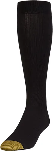 Vista 14 de GOLDTOE Calcetines de compresión suave sobre la pantorrilla para hombre, multipares