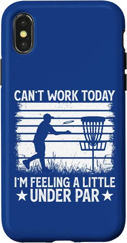 Vista 4 de iPhone 15 Can't Work Today I'm Feeling A Little Under Par - Disc Golf Case
