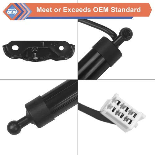 Vista 4 de Izquierda y derecha eléctrica trasera trasera trasera Power Liftgate Support Struts Chocks Compatible con 2014-2019 Highlander, Reemplazar #