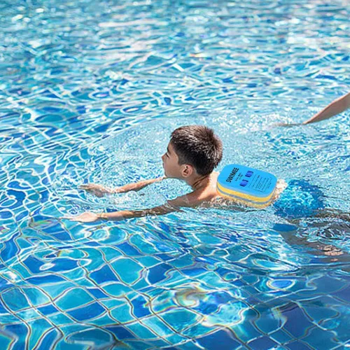 Vista 5 de Flotador trasero de seguridad para natación con 3 capas ajustables cinturones de natación impermeables dispositivo para niños flotadores de natación