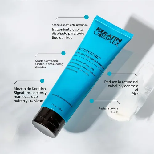Vista 3 de Keratin Complex - Mascarilla Hidratante Intensa KCTEXTURE - 4 fl oz