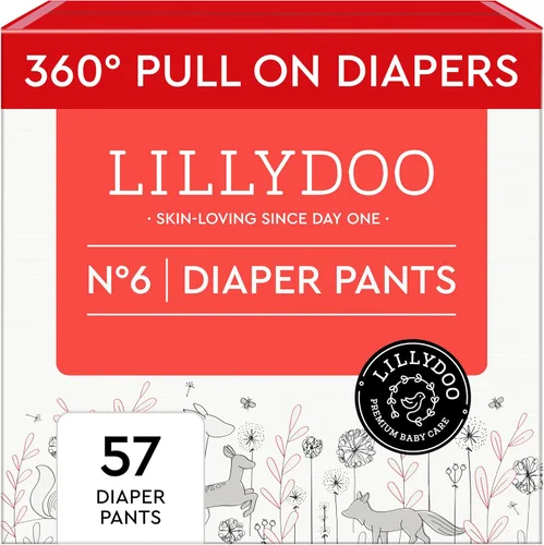 Vista 16 de LILLYDOO Pantalones de Pañal para Niños Pequeños - Talla 5 (24-35 libras), Suministro Quincenal (66 unidades), Amigables con la Piel, Ultra Suaves