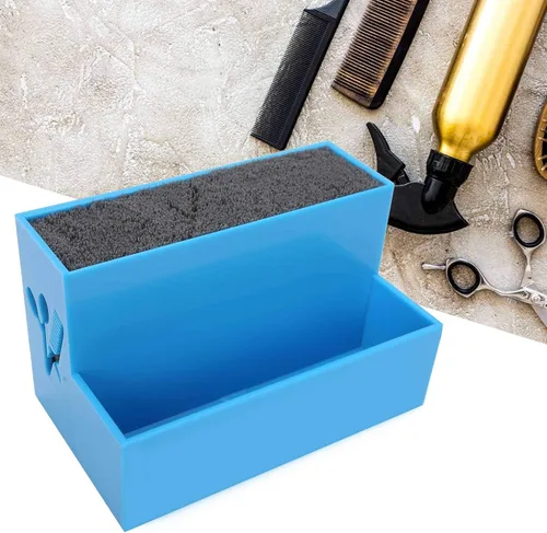 Vista 8 de YUYTE Soporte de almacenamiento de tijeras, caja de clips de peluquería de peluquería, caja de almacenamiento grande, caja de almacenamiento grande