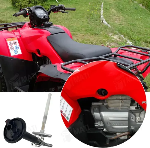 Vista 6 de M MATI Llave de combustible Petcock con conjunto de palanca para Honda TRX250 TRX350 TRX400 TRX420 TRX450 TRX500 TRX650 16950-HM8-003, pieza
