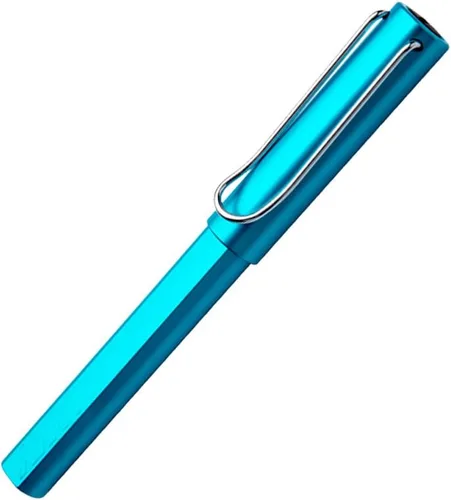 Vista 2 de Lamy Al-Star - Bolígrafo de punta redonda, color azul pacífico, edición limitada (L384)
