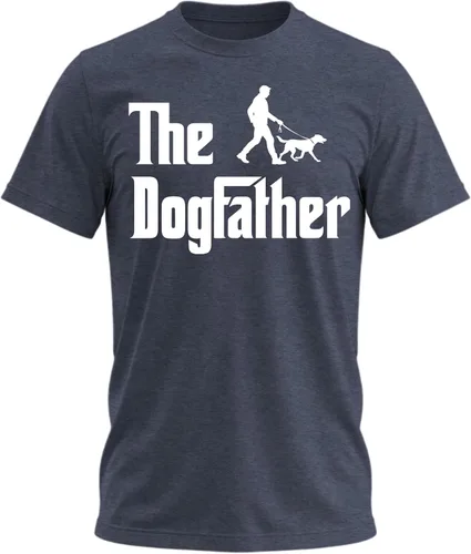 Vista 24 de My Dog Thinks I'm Cool - Camiseta divertida con diseño de perro y papá para Negro
