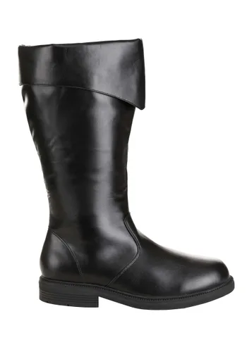 Vista 2 de Botas de Disfraz Negras Altas para Hombre Multicolor