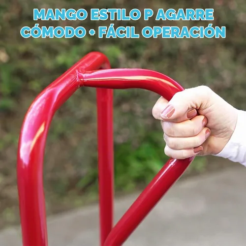 Vista 2 de SIMPLI-MAGIC Carretilla de Mano Neumática de Acero, 500 LBS – Carretilla Convertible de Servicio Pesado con Ruedas de 10" – Movimiento Estable