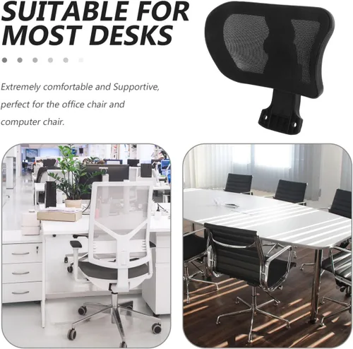 Vista 5 de Tofficu Cojín ajustable para silla de oficina, soporte ergonómico para el cuello, cómodo accesorio para reposacabezas para sillas de escritorio