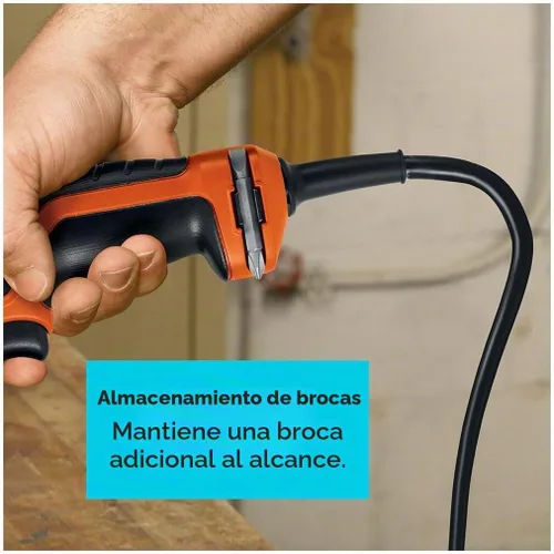 Vista 5 de Taladro Black & Decker DR260C 5.2-Amp, 3/8 pulgadas