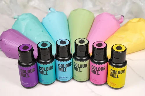Vista 3 de Colour Mill Aqua Blend Colorante alimentario a base de agua, 0.7 fl oz de caramelo
