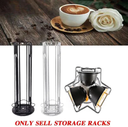 Vista 4 de Wmool Soporte para cápsulas de café Vertuo para 32 cápsulas de café compatible con Nespresso Vertuoline soporte Vertuo Line Organizer Carousel 360