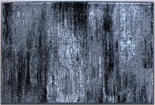 Vista 21 de Masada Rugs, Alfombra moderna y contemporánea, azul, gris y negro (2 pies x 3 pies)