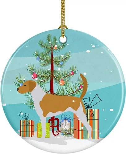 Vista 18 de Caroline's Treasures Cavalier King Charles Spaniel - Adorno de cerámica para árbol de Navidad, decoración colgante para el hogar, Navidad, fiestas