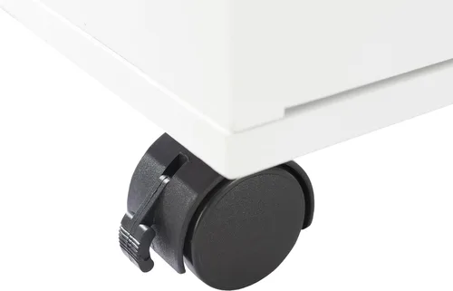 Vista 12 de Lavish Home - Archivador de 2 cajones con cerradura y cajón profundo, archivador rodante para debajo del escritorio, hogar u oficina (blanco)