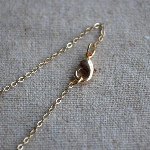 Vista 7 de Green Oval Sea Glass Mermaid Nature Freshwater Pearl December Birthstone Pendant Gold Plated Necklace for Women Handmade