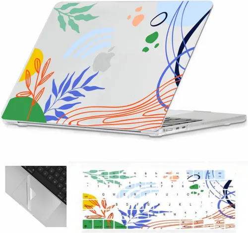 Vista 42 de Se7enline Funda compatible con MacBook Neo de 13 pulgadas 2026 A3404, diseño estético, bonita carcasa rígida femenina, cubierta de teclado