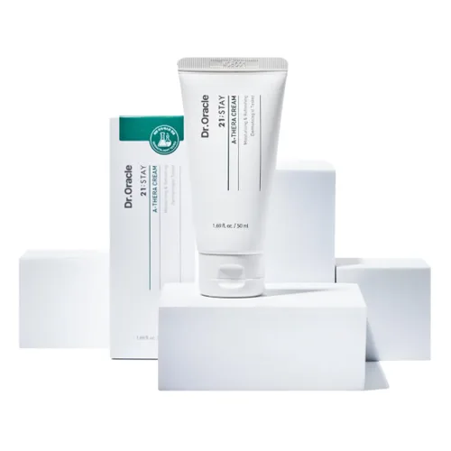 Vista 6 de DR.ORACLE 21 Stay A-Thera Cream Gel - Gel hidratante ligero para pieles grasas, propensas a manchas y sensibles, hidratación equilibrante de aceite