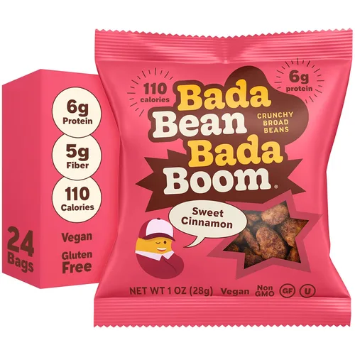 Vista 10 de Enlightened Bada Bean Bada Boom - Proteína a base de plantas, libre de gluten, vegana, crujientes y tostadas (habas), 110 calorías por porción