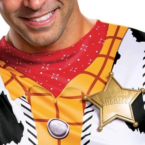 Vista 4 de Disguise Disfraz clásico de Disguise Disney Pixar Toy Story and Beyond Woody para hombre
