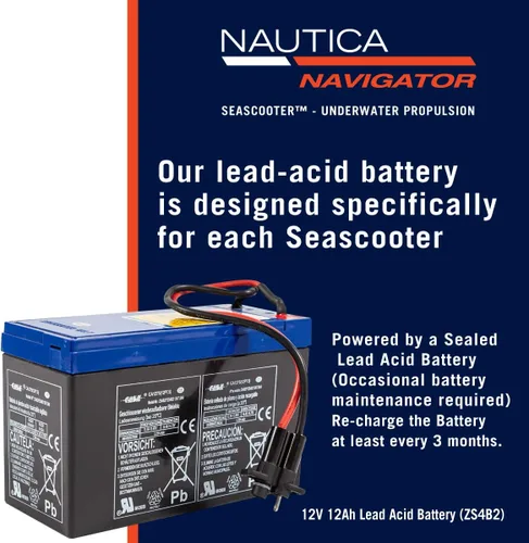Vista 10 de Nautica Navigator and Skipper Underwater Seascooters, Designed for Younger Recreational Divers and Snorkelers