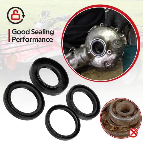Vista 4 de JAVIK Kit de sellos de rodamientos diferencial trasero para Honda FourTrax 300 TRX300 TRX300FW 2x4 4x4 1988-2000, OEM # 91051-HC4-003 91271-HC4-004
