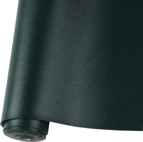 Vista 16 de Rollo de hojas de cuero sintético liso de color sólido 12"X53" (30cmX135cm), muy adecuadas para hacer manualidades, aretes de cuero, lazos, costura
