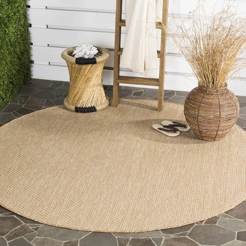 Vista 68 de SAFAVIEH Alfombra Lavable para Exteriores Colección Courtyard - 2'3" x 5', Azul Aqua y Gris, No Desprende Pelusa y Fácil Limpieza, Ideal para Patio