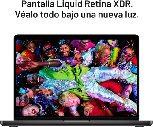 Vista 4 de Apple Laptop MacBook Pro 2025 con chip M5 con CPU de 10 núcleos y GPU de 10 núcleos: diseñada para Apple Intelligence, pantalla Liquid Retina XDR