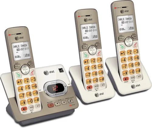 Vista 13 de AT&T - Teléfono inalámbrico expandible con sistema de respuesta y teclas XL retroiluminadas, 5 terminales Digital Answering System, Extra-Large