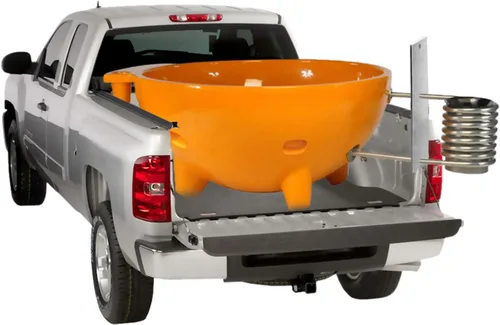 Vista 10 de ALFI brand FireHotTub-RW - Bañera de hidromasaje, vino tinto Rojo vino