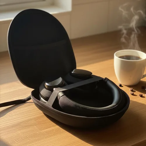 Vista 5 de Auriculares Bluetooth sobre la oreja, auriculares con cancelación de ruido, inalámbricos Bluetooth con micrófono, auriculares sobre la oreja