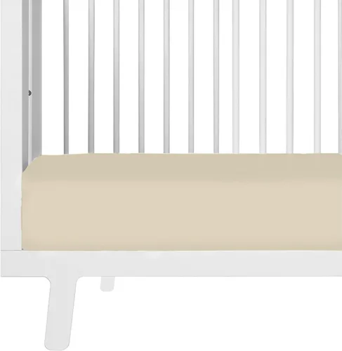 Vista 25 de MakeMake Organics Juego de sábanas bajeras orgánicas tamaño individual de algodón orgánico con certificación GOTS, sábana bajera ajustable con 1