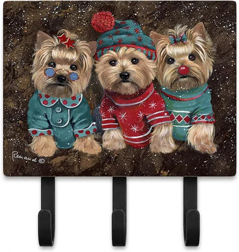 Vista 51 de Caroline's Treasures Bichon Frise Sisters - Ganchos para correa o llavero, multicolor