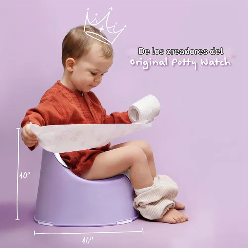 Vista 5 de Potty Watch Inventor - Asiento de inodoro fácil y divertido con 6 calcomanías mágicas reutilizables que cambian de color - Calcomanías fáciles