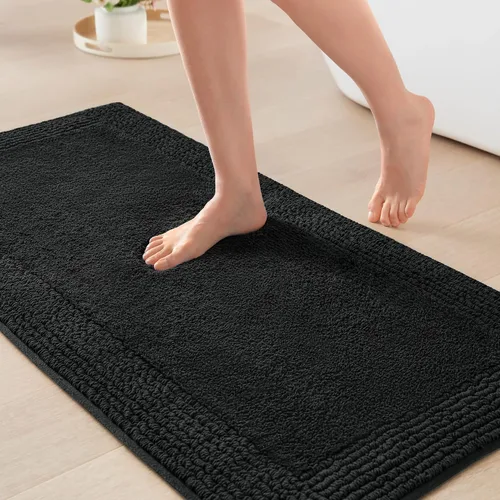 Vista 21 de Madison Park Splendor - Alfombra de baño reversible 100% algodón con mechones - 3000 GSM calidad hotelera lujosa felpa de pelo medio alfombrilla