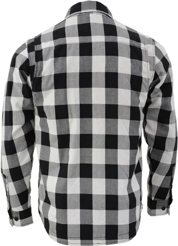 Vista 8 de Nexgen Heat NXM1601SET Riffraff - Camisa de manga de franela térmica para hombre, color negrogrisblanco, actividades al aire libre con batería