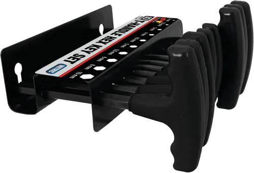 Vista 3 de Performance Tool W80275 Juego de llaves Allen métricas con mango en T de 10 piezas, juego de llaves hexagonales de brazo largo