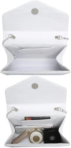 Vista 33 de Dasein Bolso de noche para mujer, embragues de fiesta, bolsos de boda, cóctel, baile de graduación, bolsos con purpurina esmerilada