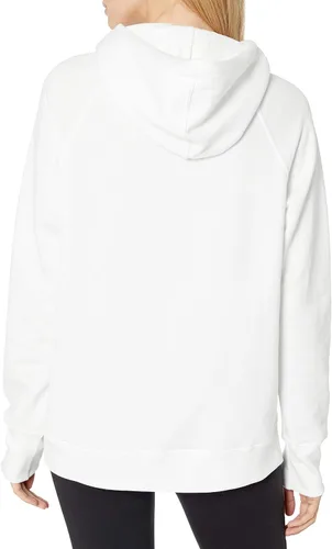 Vista 2 de Champion Powerblend - Sudadera con capucha de forro polar para mujer, logotipo de Script